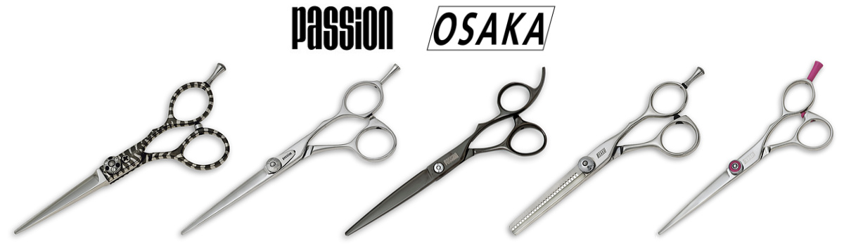 Passion and Osaka hairdressing scissors